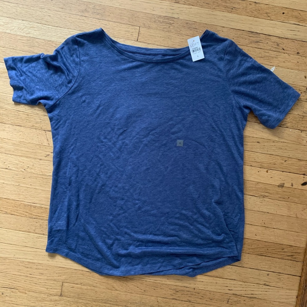Loft muted blue t-shirt
